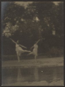 Tänzer im Garten von Louis Fleckenstein