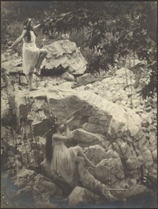 Tänzer auf Felsen von Louis Fleckenstein
