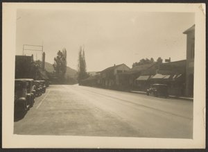 Straßenszene von Louis Fleckenstein