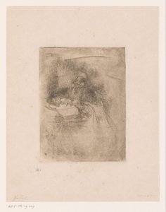 Alter Mann mit Bart, der sich auf ein aufgeschlagenes Buch stützt von Louis Gallait (attributed to)