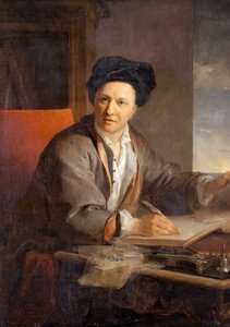 Porträt des Autors Bernard le Bovier de Fontenelle, 1657-1757 von Louis Galloche
