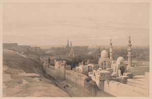 Ägypten und Nubien: Band III - Nr. 26, Kairo, Blick nach Westen, 1838