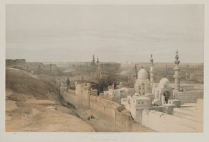 Ägypten und Nubien, Band III: Kairo, Blick nach Westen von Louis Haghe