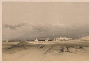 Ägypten und Nubien: Band II - Nr. 8, Ruinen des Memnoniums, Theben, 1838