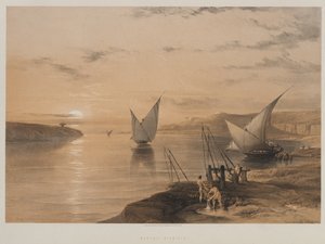Ägypten und Nubien, Band II: Hagar Setsilis, 1847 von Louis Haghe