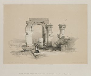 Ägypten und Nubien, Band II: Ruinen - Tempel auf der Insel Biggeh, Nubien