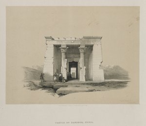 Ägypten und Nubien, Band II: Tempel von Dandour, Nubien, 1848