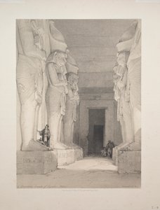 Ägypten und Nubien: Band I - Nr. 9, Ausgegrabener Tempel von Gyrshe, Nubien