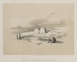 Ägypten und Nubien, Band I: Zugang zum Tempel von Wadi Sebua, Nubien