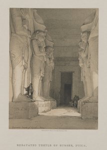 Ägypten und Nubien, Band I: Ausgegrabener Tempel von Gyrshe, Nubien
