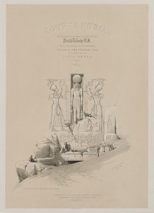 Ägypten und Nubien, Band I: Frontispiz, 1846 von Louis Haghe
