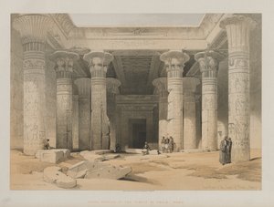 Ägypten und Nubien, Band I: Großer Portikus des Tempels von Philae, Nubien