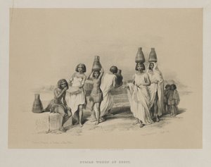 Ägypten und Nubien, Band I: Nubische Frauen in Kortie am Nil, 1847