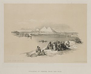 Ägypten und Nubien, Band I: Pyramiden von Gizeh, vom Nil aus gesehen