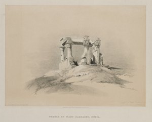 Ägypten und Nubien, Band I: Tempel von Wady Kardassy in Nubien, 1846