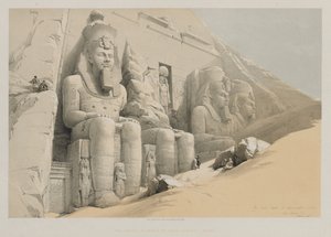 Ägypten und Nubien, Band I: Der große Tempel von Aboo-Simble, Nubien, 1846