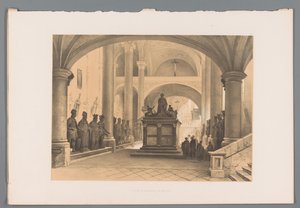 Grabtumba von Maximilian I. in Innsbruck von Louis Haghe