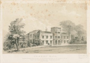 Wolseley Hall: Stahlstich, undatiert [ca. 1830] von Louis Haghe