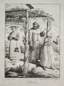 Der Einsiedler, 1818 von Louise Marie Jeanne Hersent