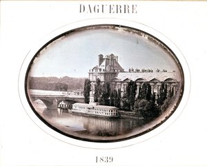 Daguerre: Pavillon de Flore, Louvre, Paris 1839 von Louis Jacques Mande Daguerre