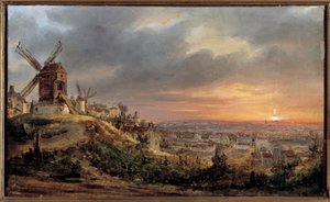Paris von Montmartre aus gesehen