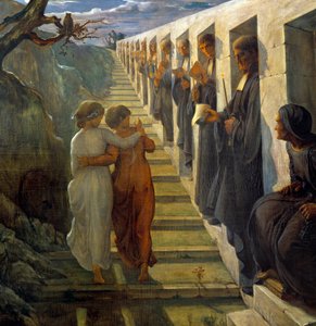 Das Gedicht der Seele; Der böse Weg von Louis Janmot