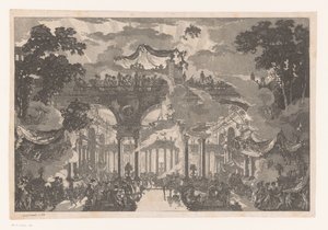 Der Tempel der Liebe von Louis Jean Desprez