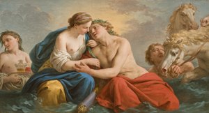 Apollon im Schoß von Thetis von Louis Jean Francois I Lagrenee