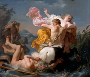 Die Entführung der Deianeira durch den Zentaur Nessus