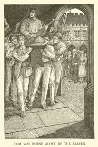 Illustration für Tom Browns Schulzeit von Louis John Rhead