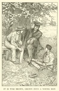 Illustration für Tom Browns Schulzeit (Gravur)