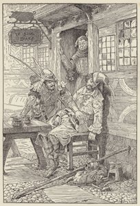 Mit einem Lächeln im Gesicht griff er hinüber und zog den Haftbefehl hervor von Louis John Rhead