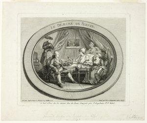 Das Mittagessen in Ferney von Louis Joseph Masquelier