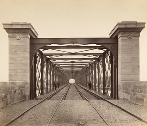 [Eisenbahnviadukt bei La Fontaine-des-Eaux, Dinan] von Louis Lafon