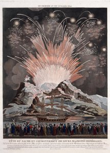 Feierlichkeiten zur Krönung Napoleons von Louis Le Coeur