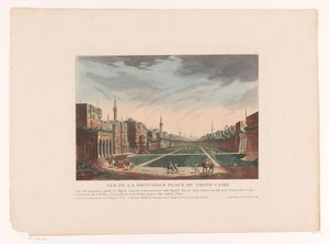 Ansicht eines Platzes in Kairo von Louis Lecoeur