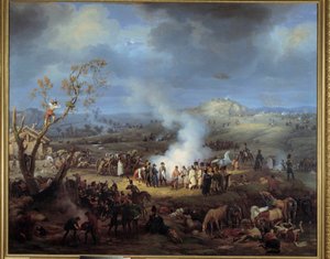 Biwak von Napoleon I. am Vorabend der Schlacht von Austerlitz am 1. Dezember 1805