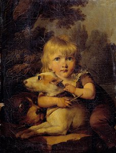 Porträt von Louis Arnault (1803-1885) als Kind von Louis Leopold Boilly