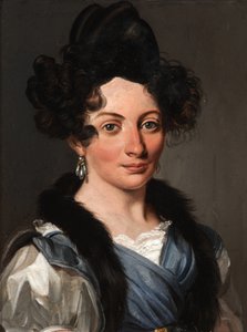 Porträt von Marie-Marthe Perpétue de Banyuls de Montferré, geborene de Chavigny von Louis Leopold Boilly