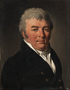 Porträt eines Mannes mit geknöpfter Jacke von Louis Leopold Boilly