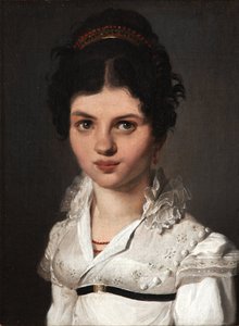 Porträt einer Frau mit Diadem von Louis Leopold Boilly