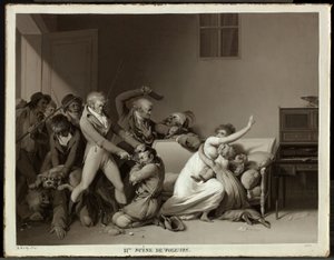 Zweite Einbrecherszene: Die Einbrecher werden verhaftet von Louis Leopold Boilly