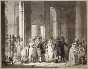 Die Arkaden im Palais-Royal von Louis Leopold Boilly