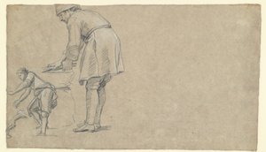 Figurenstudien (verso) von Louis Licherie de Beurie