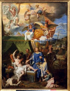 Thaumaturgie: König Ludwig IX. heilt die Skrofeln von Louis Licherie de Beurie