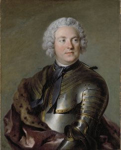 Porträt von Carl Gustaf Tessin von Louis Tocqué