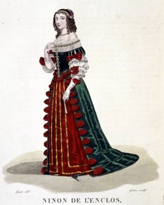 Anne „Ninon“ von der Enclos (oder Ninon de Lenclos oder Ninon de Lanclos) von Louis Marie Lante