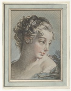 Büste einer jungen Frau von Louis Marin Bonnet