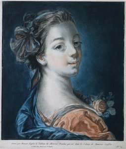 Kopf einer Frau (Mme. Deshayes?)