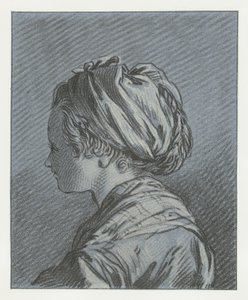 Porträt eines Moskauer Dienstmädchens von Louis Marin Bonnet